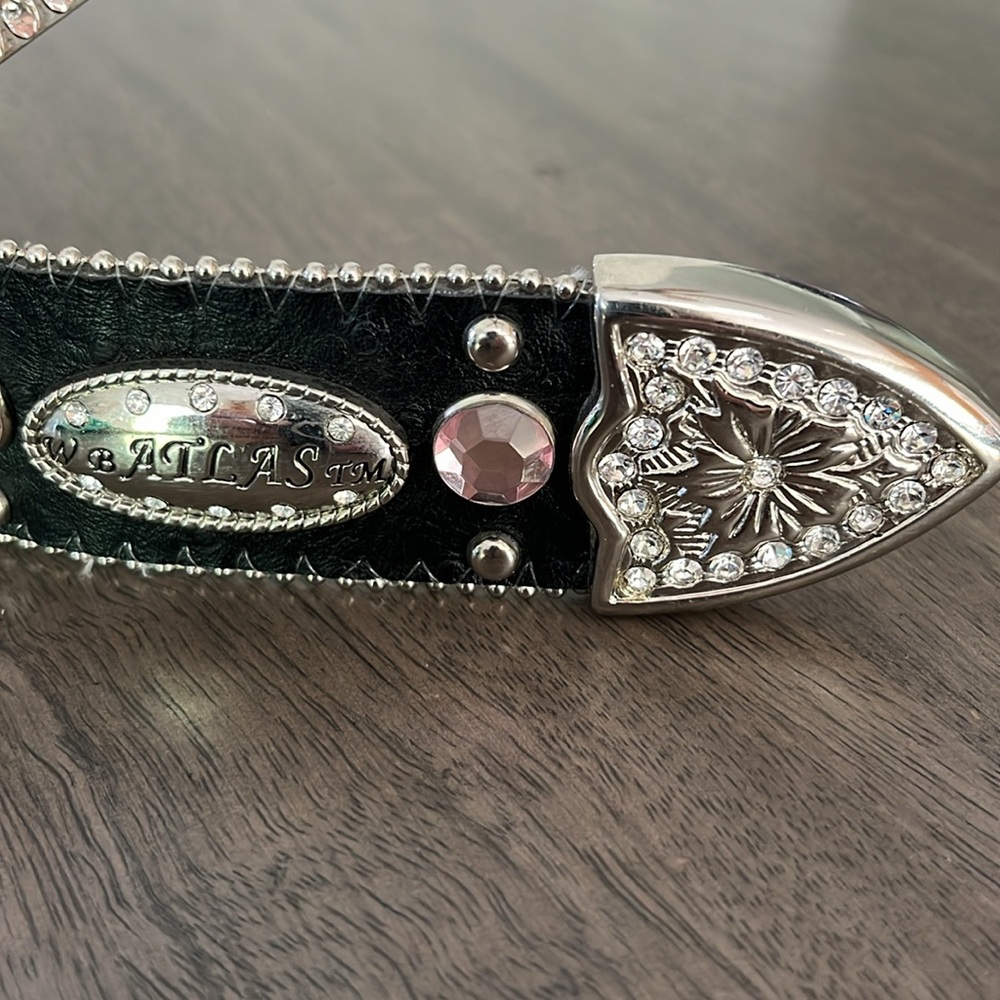 WB ATLAS Bling Rhinestone Belt - Picture 4 of 10